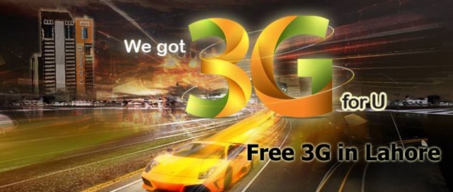 Ufone offer Trial 3G Internet in Lahore for Free